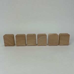 Wooden Train Bridge Supports for Brio or Thomas The Tank Engine Set of 6